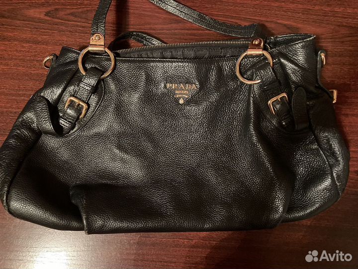 Сумка Prada женская натуральная кожа