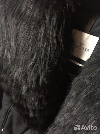 Moncler premiere Marmotte куртка с мехом