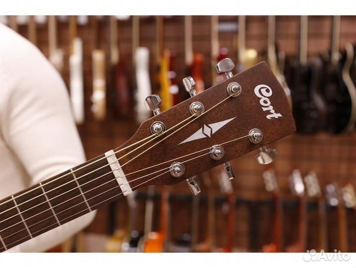 Cort Earth60-OP Акустическая гитара, цвет натураль