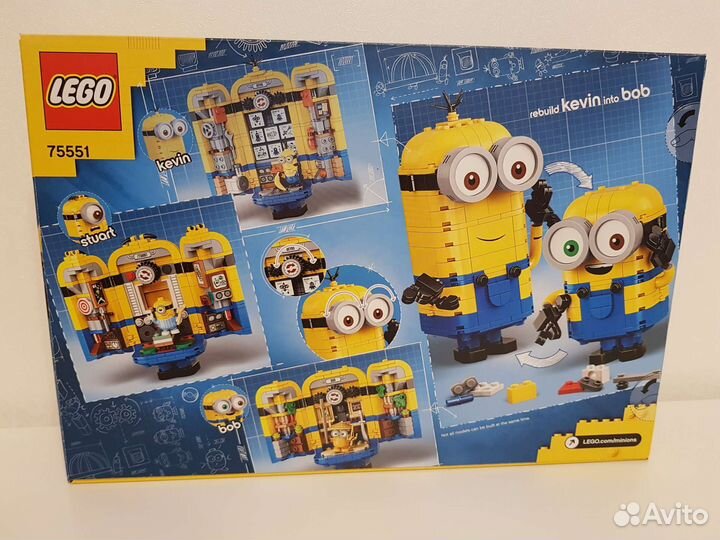 Lego 75551 Фигурки миньонов и их дом