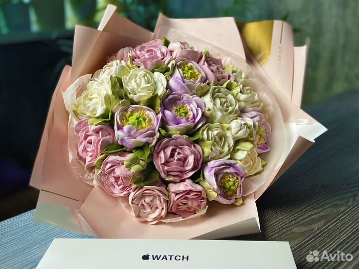 Съедобный букет из зефира. Разнообразие вкусов