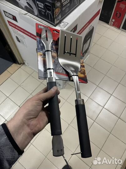 Набор Weber (щипцы и лопатка)