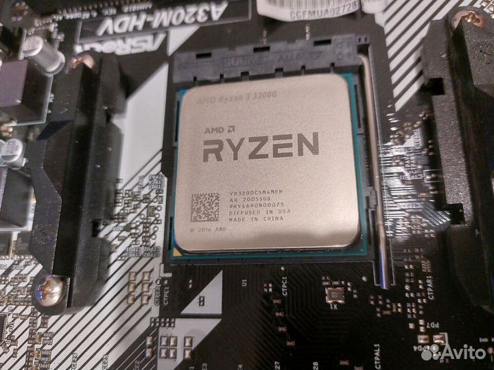 Комплект ASRock A320M-HDV R4.0 + Ryzen 3 3200 G