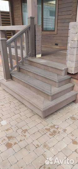 Монтаж террасной доски дпк