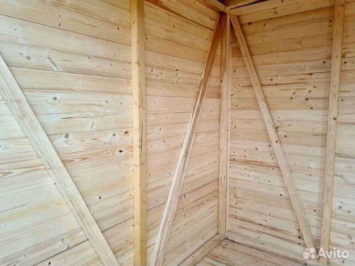 Беседка и хозблок для хранения 6*2,5