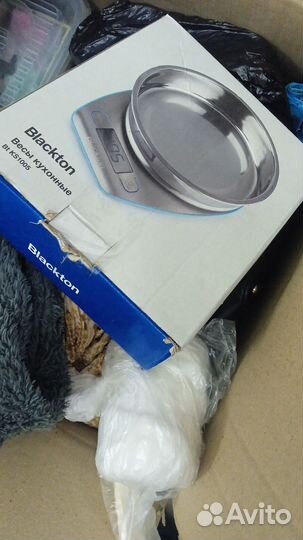 Всё для дома, посуды, весы, коробка вещей