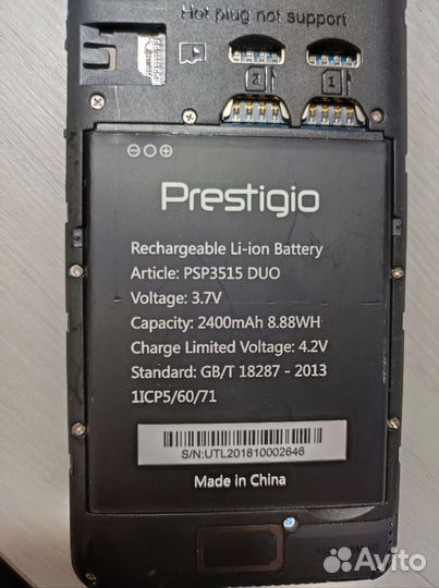 Prestigio Muze U3 LTE, 2/16 ГБ