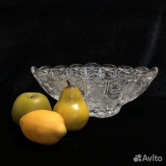 Салатник, ваза для фруктов хрусталь