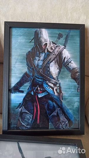 Рамки для фото картин и постеров 4 шт набор