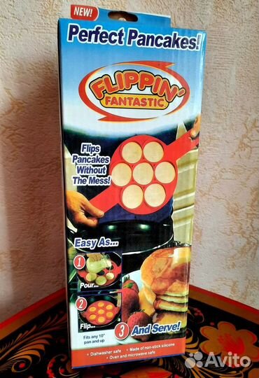 Силиконовая форма для оладий Flippin fantastic