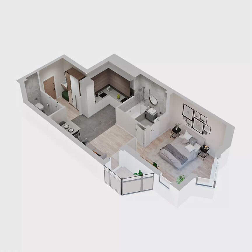 1-к. квартира, 37 м², 15/19 эт.