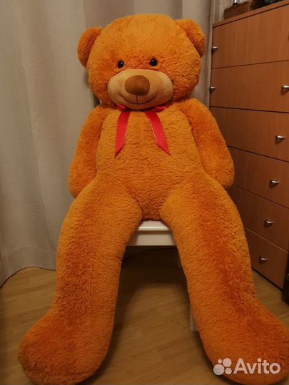 Большой плюшевый мишка 130 см медведь
