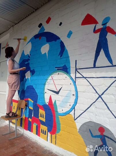 Роспись стен и картины на заказ