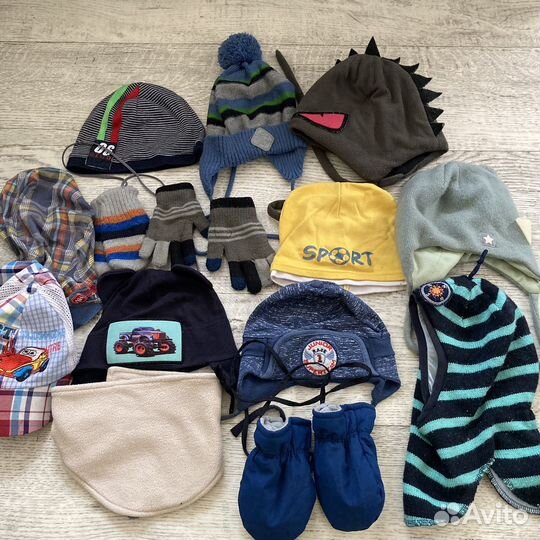 Шапки и варежки пакетом