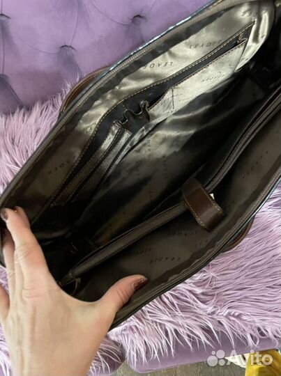 Женский кожаный портфель