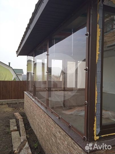 Окна жидкие на террасу