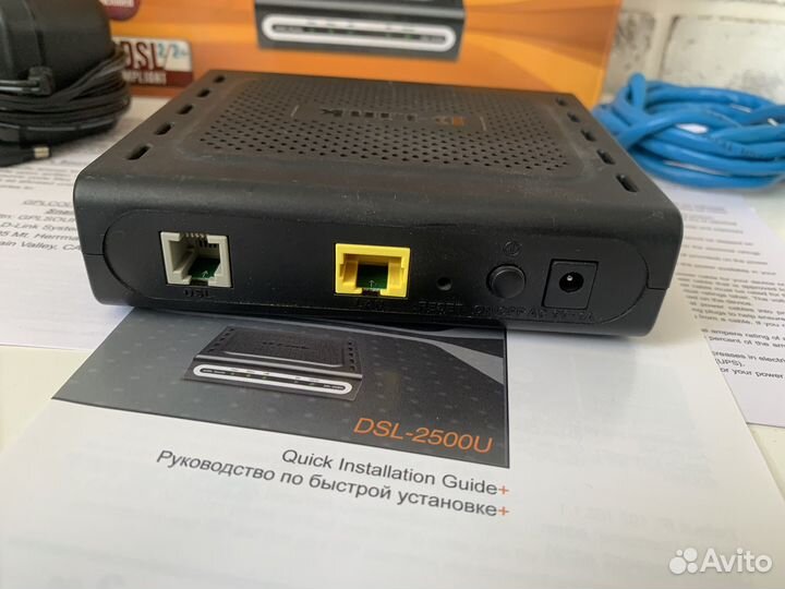Wi-fi роутер D-Link DSL-2500U