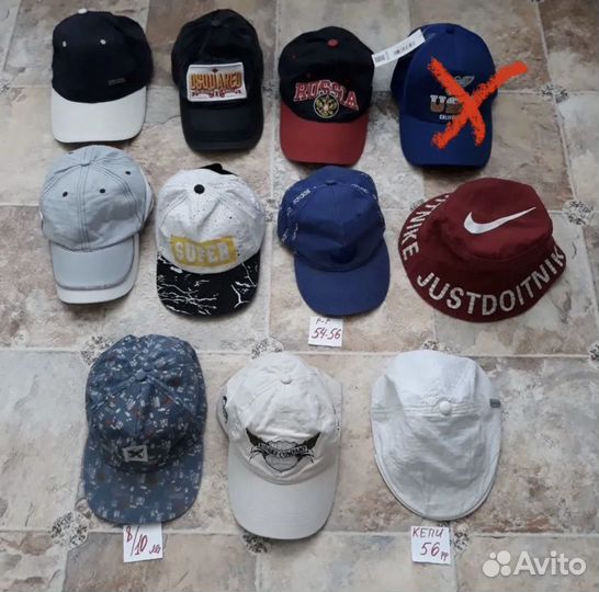 Кепки бейсболки подростковые и мужские