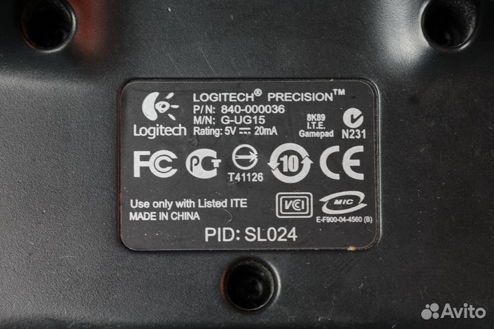Геймпады logitech precision (два)