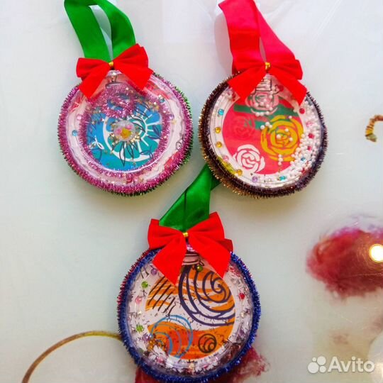 Поделка игрушки на елку