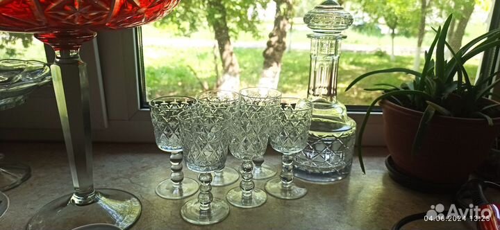 Штофы и графины СССР хрусталь