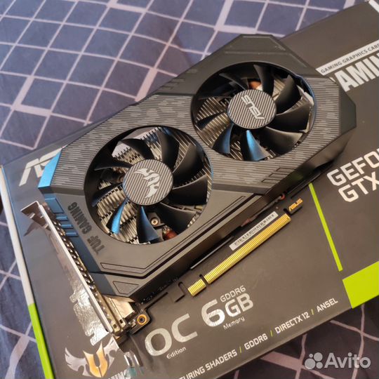 Видеокарта Asusu gtx 1660 super TUF Gaming