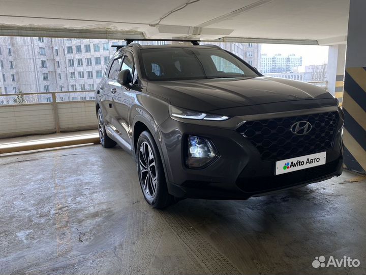 Hyundai Santa Fe 2.2 AT, 2019, 47 000 км