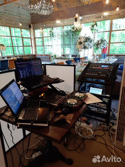 Аренда DJ оборудывания, свет, дым