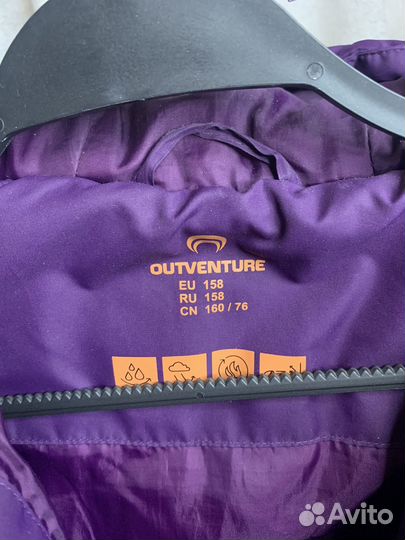 Пуховик для девочки outventure