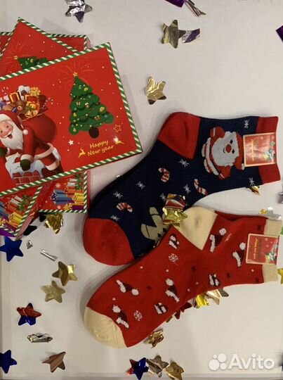 Новогодние носки