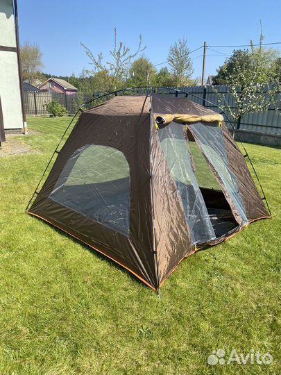 Палатка шатер двухслойная 4-5 человек