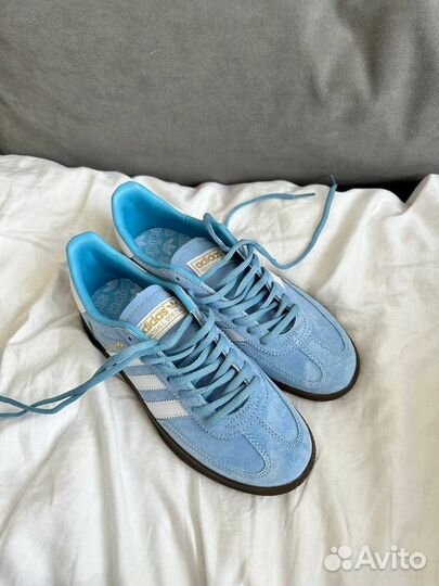 Кеды Adidas Spezial голубые