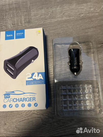 Автомобильное зарядное устройство hoco Z12