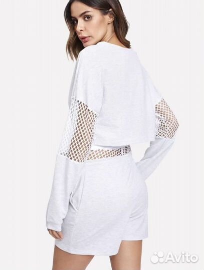 Спортивный костюм с сеткой