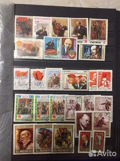 Марки Ленин