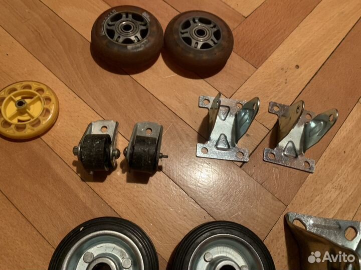 Колеса и крепления для тележки