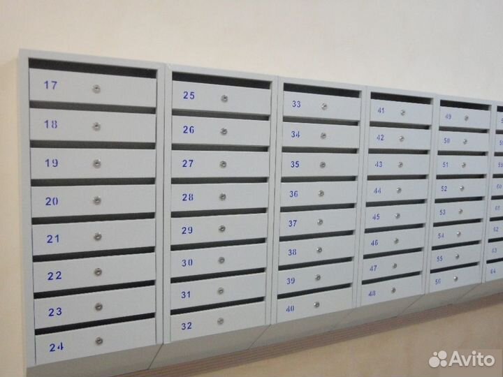 Почтовые ящики многоквартирные
