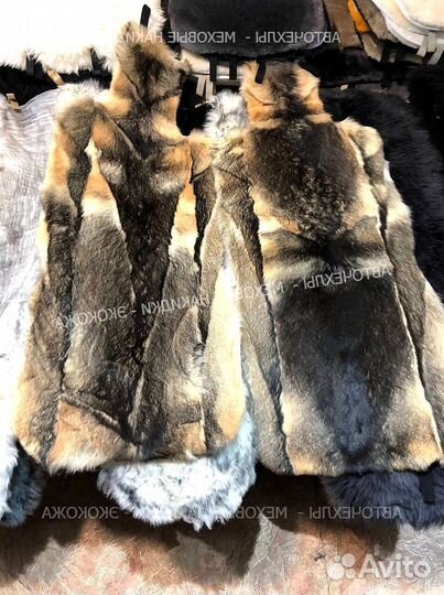 Меховые накидки из натурального волка