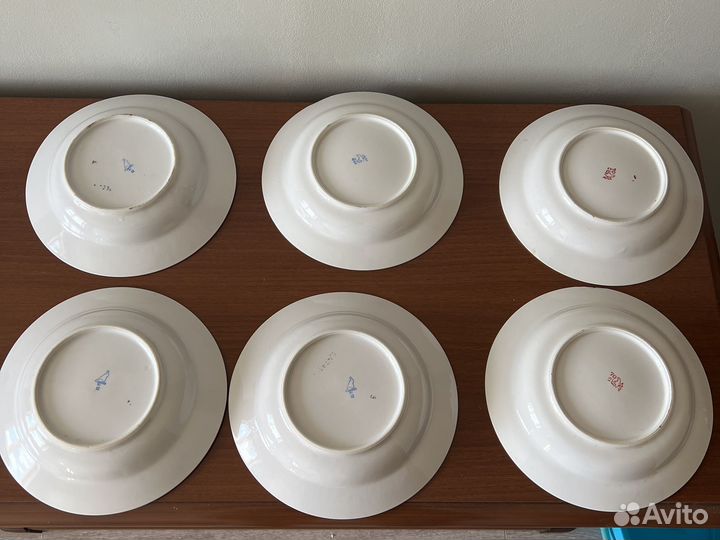 Тарелки глубокие дулево/вербилки