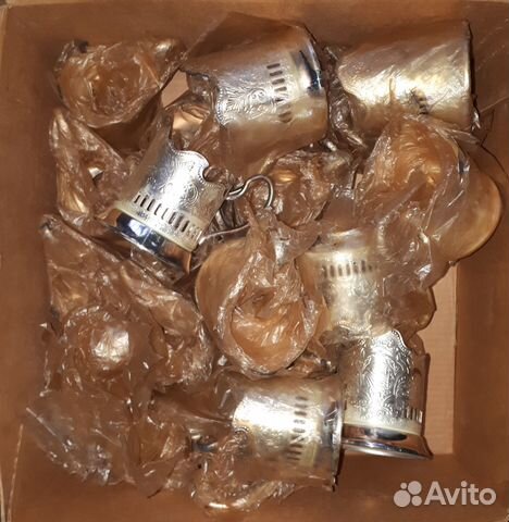 Подстаканники мельхиоровые посеребренные СССР