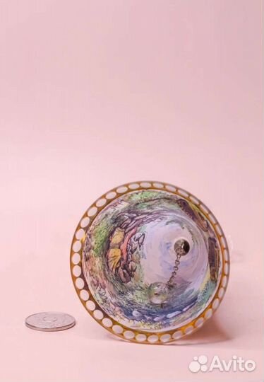 Колокольчик Богемия стекло ч-5