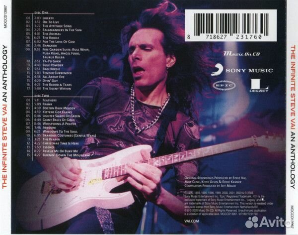 Steve Vai - Infinite Steve Vai An Anthology (2CD)