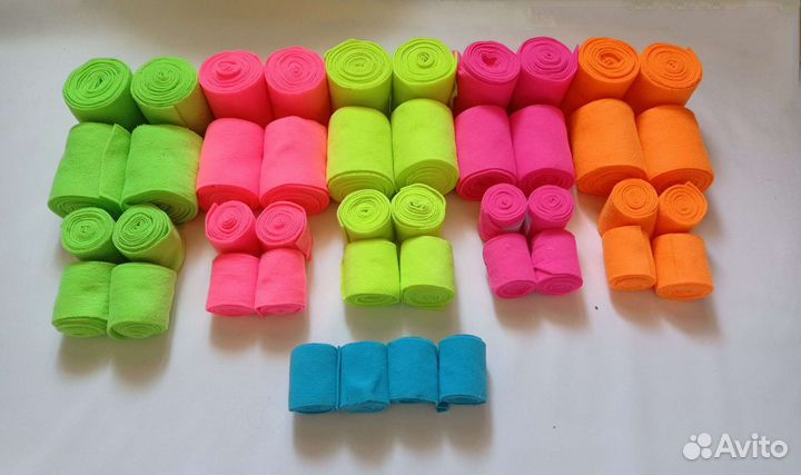 Бинты на пони/лошадь(яркие бинты для проката)