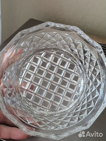 Хрустальные вазы (салатники), пепельница СССР