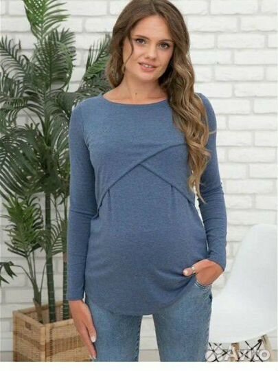 Лонгслив для беременных.Удобная Блузка