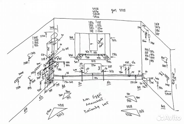 Замерщик помещений, мебели, дверей