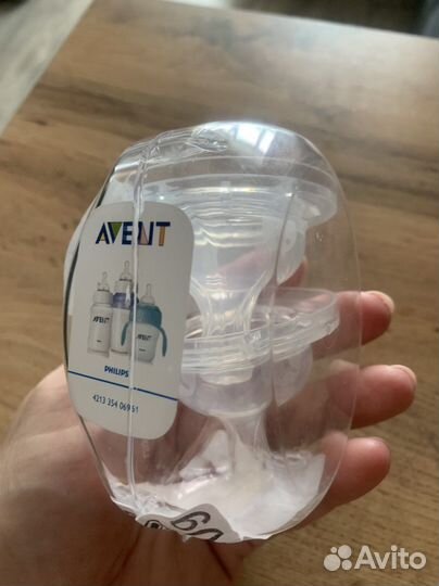 Соски бутылочные avent 6+
