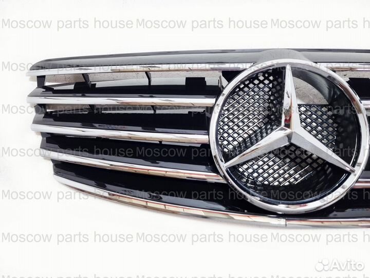 Mercedes W211 дорест решетка AMG хром