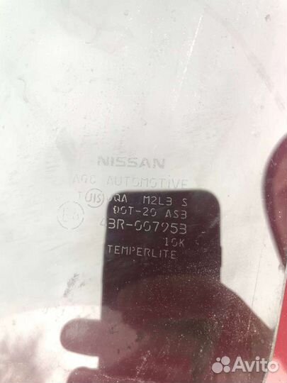 Стекло двери nissan x-trail t31 оригинал