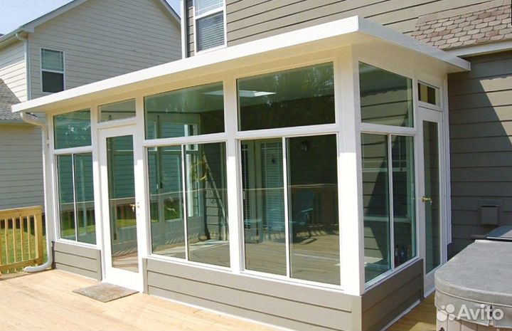 Остекление веранды/беседки с гарантией